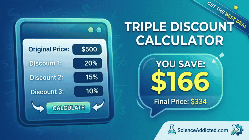 Triple Discount Calculator The Ultimate Tool to Compute Three Consecutive Discounts in Seconds